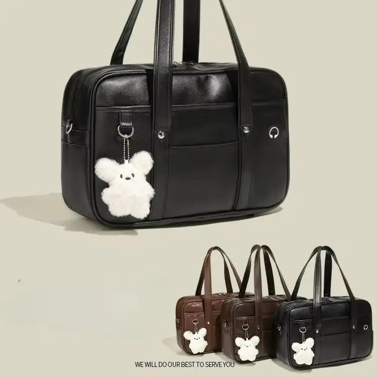 Japanese two-dimensional student JK uniform bag girl PU schoolbag COS wear-resistant waterproof one-shoulder Messenger handbag